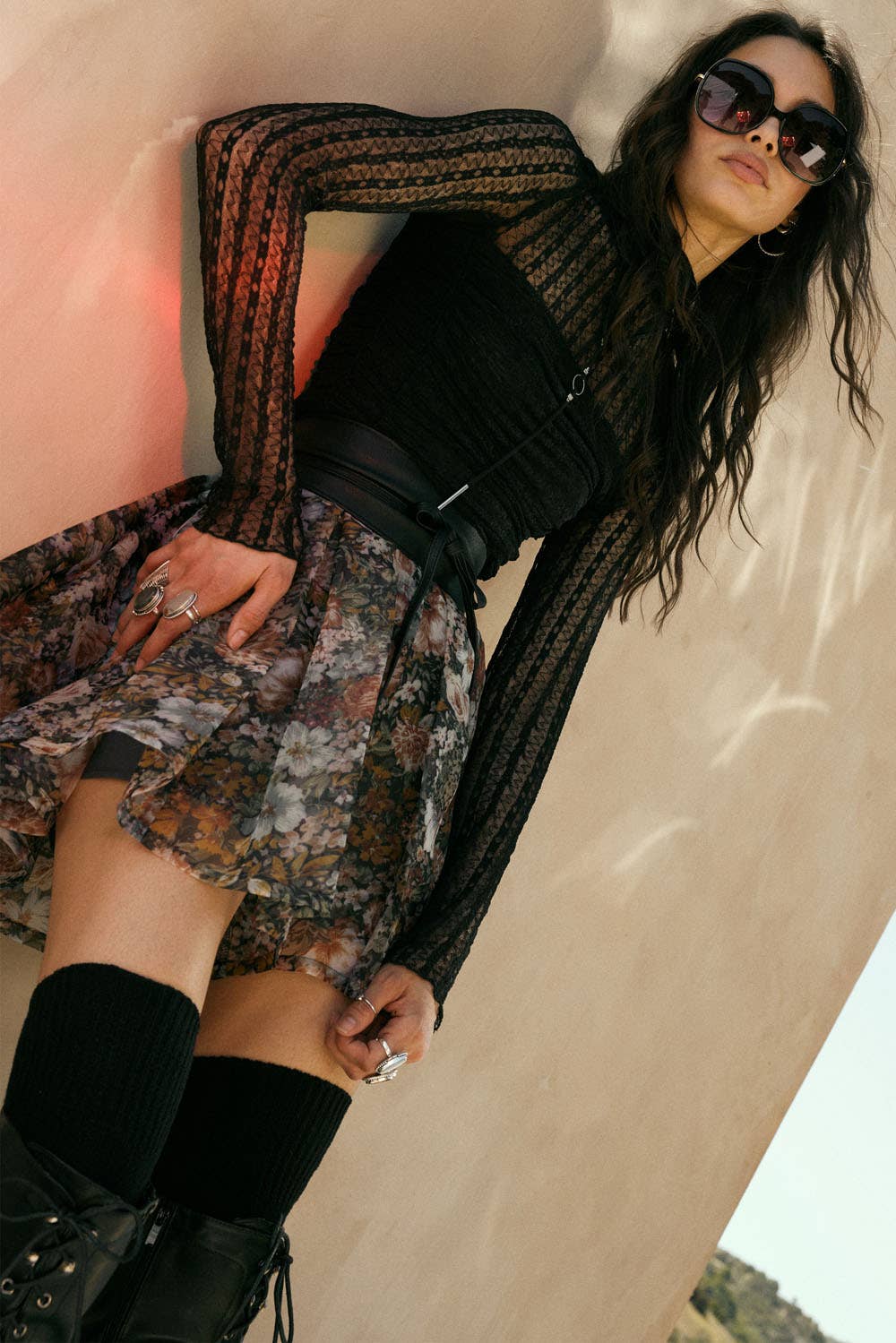 Falling For You Mini Skort