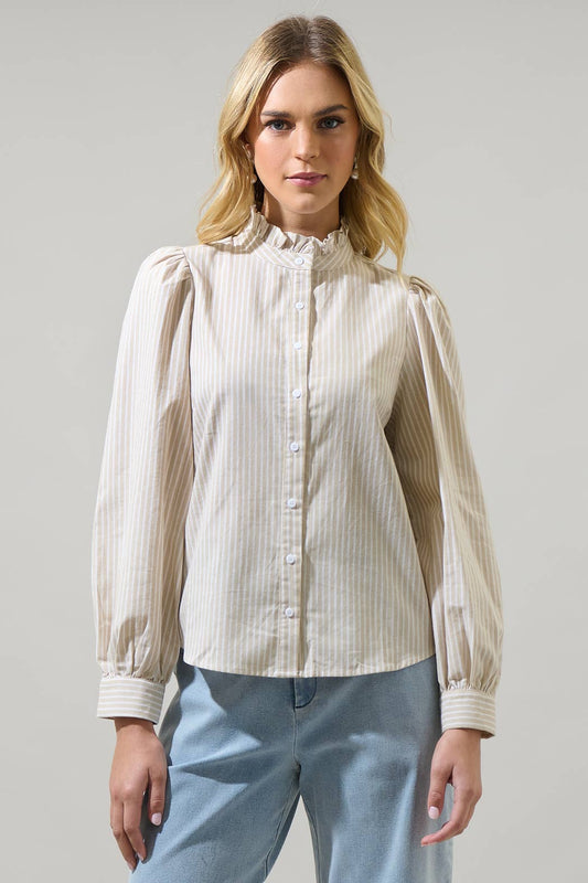 Sandrine Button Down Top