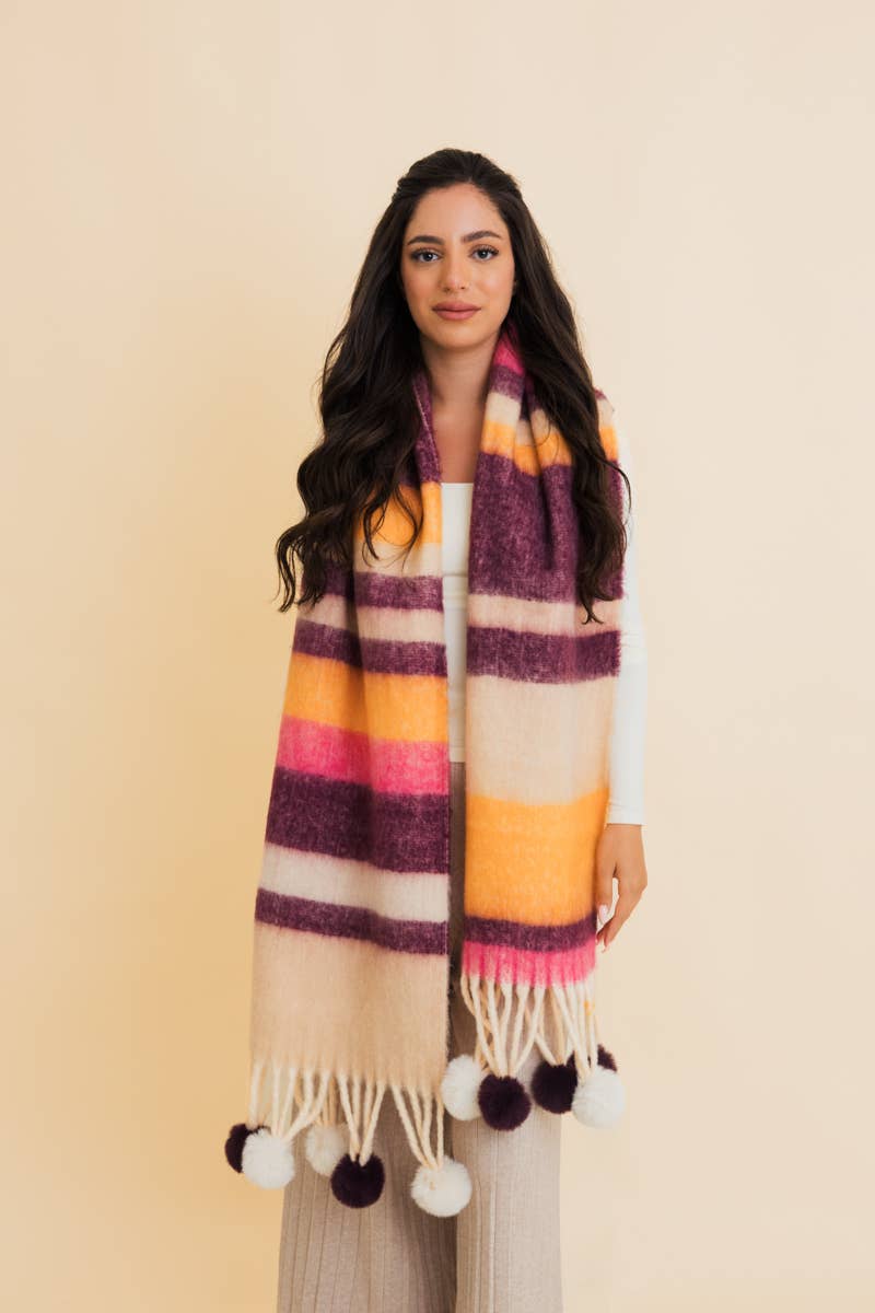 Pom Scarf