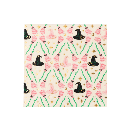 WITCH HAT & BROOM NAPKINS