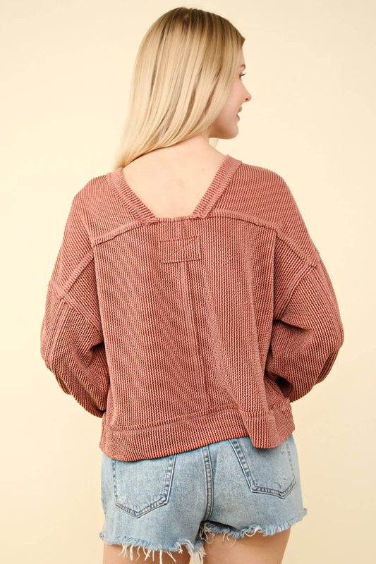 Square Back Slouchy Top