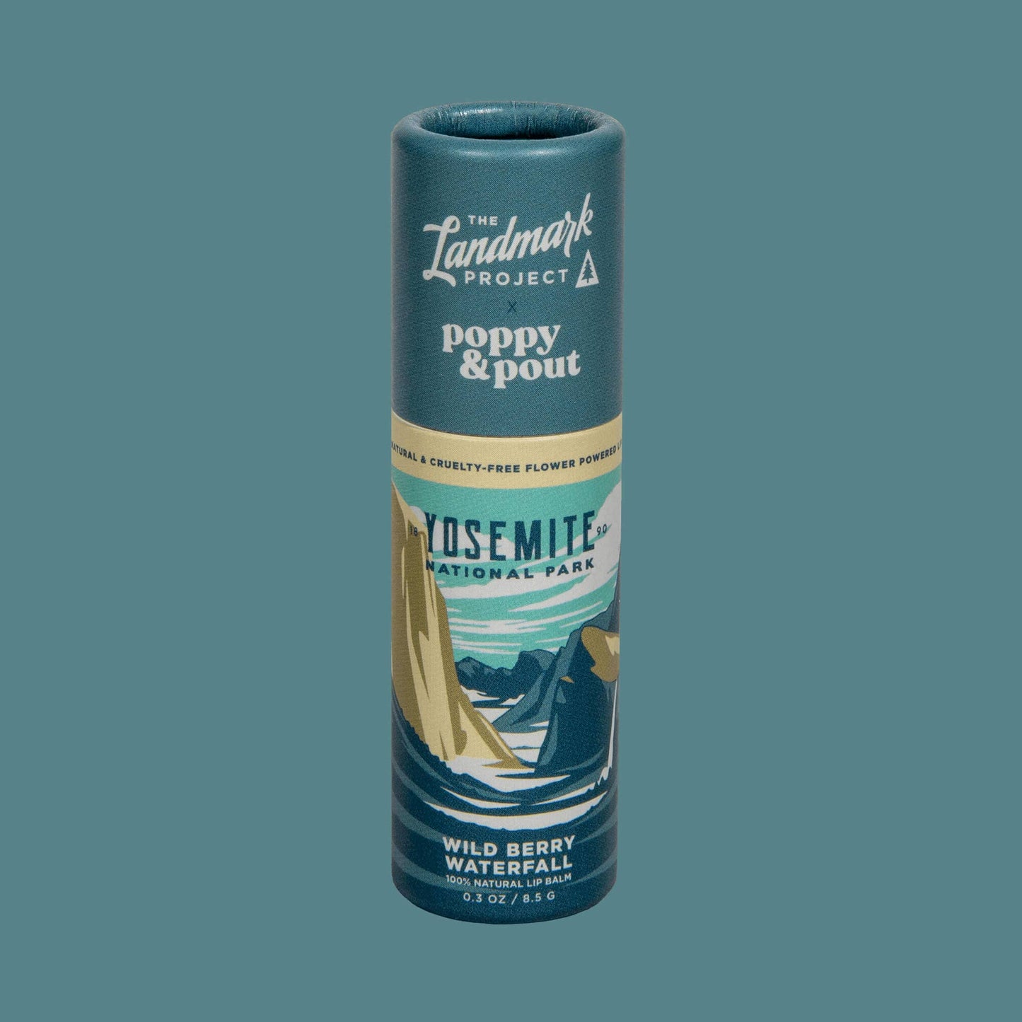 Poppy & Pout Lip Balm - Yosemite Wild Berry Waterfall