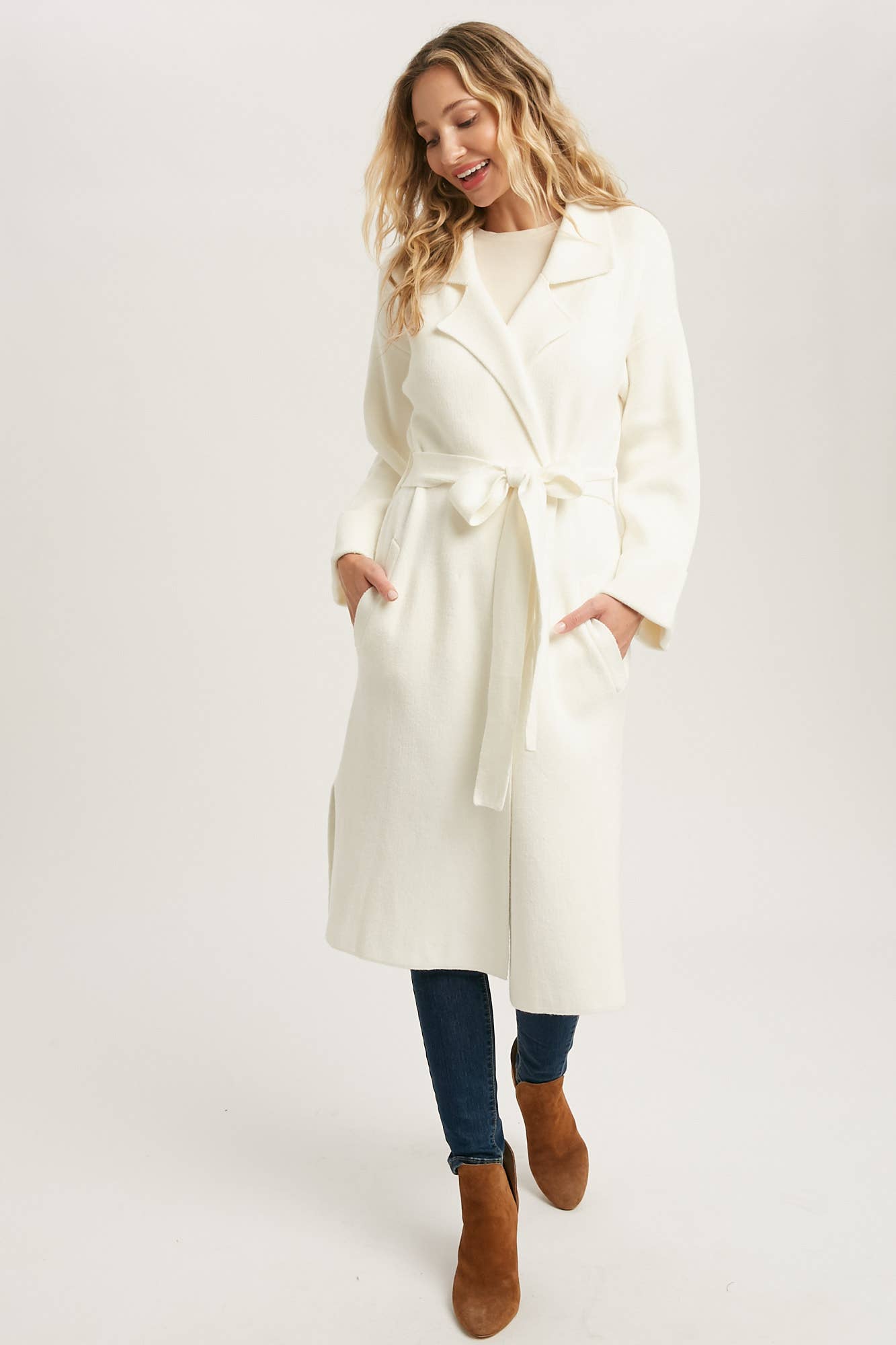 Nancy Knit Trench