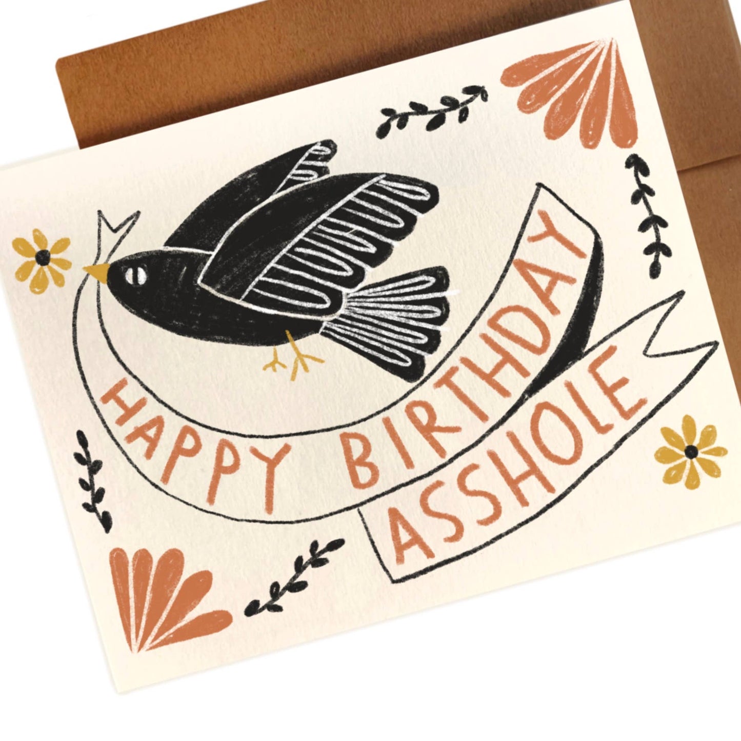 HAPPY BIRTHDAY ASSHOLE Birthday Card