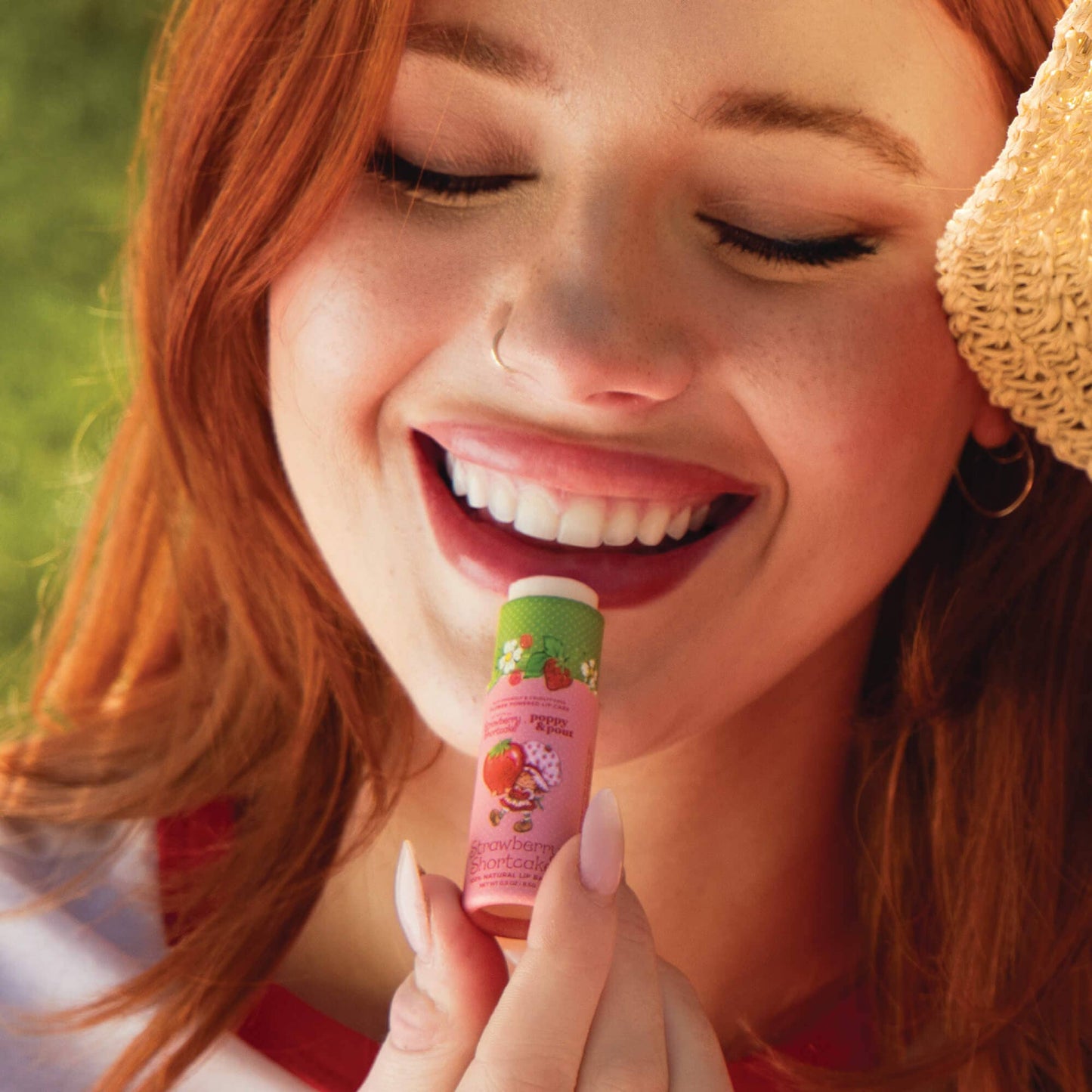 Poppy & Pout Lip Balm - Limited Edition Strawberry Shortcake