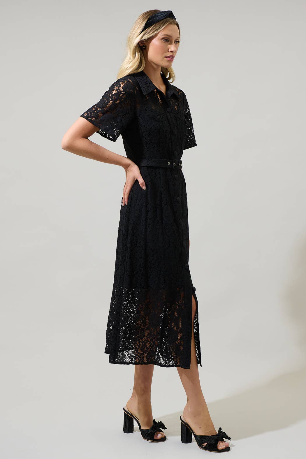 Carli Lace Midi Dress