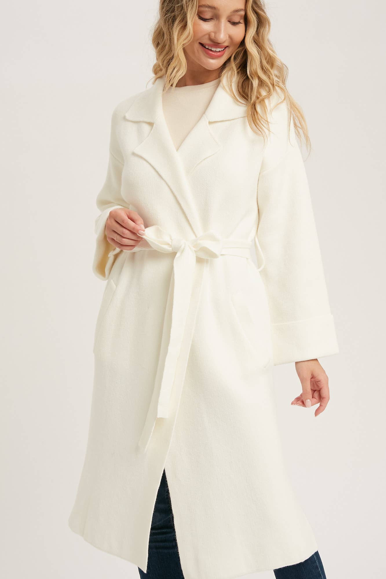 Nancy Knit Trench