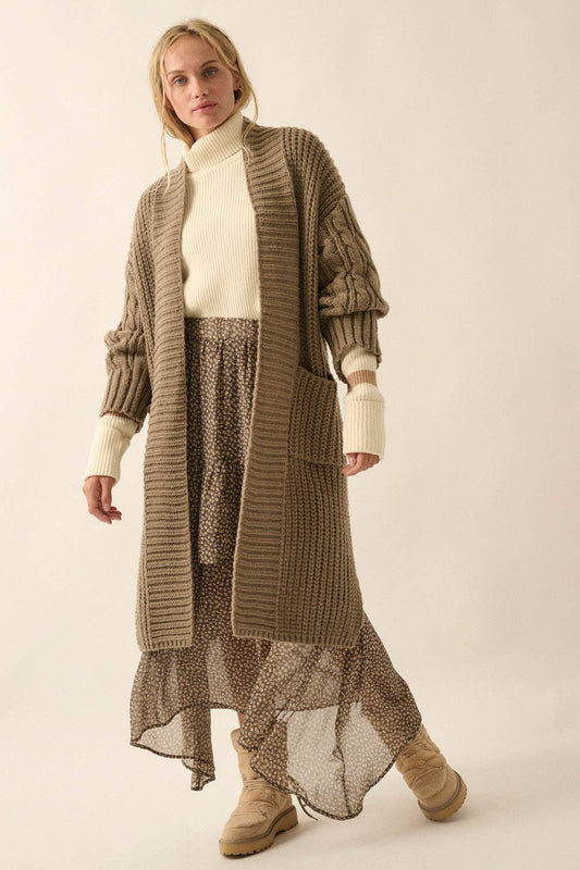 Stevie Open Front Cardigan