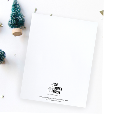 Last Year's Wrapping Paper: Funny Holiday Card