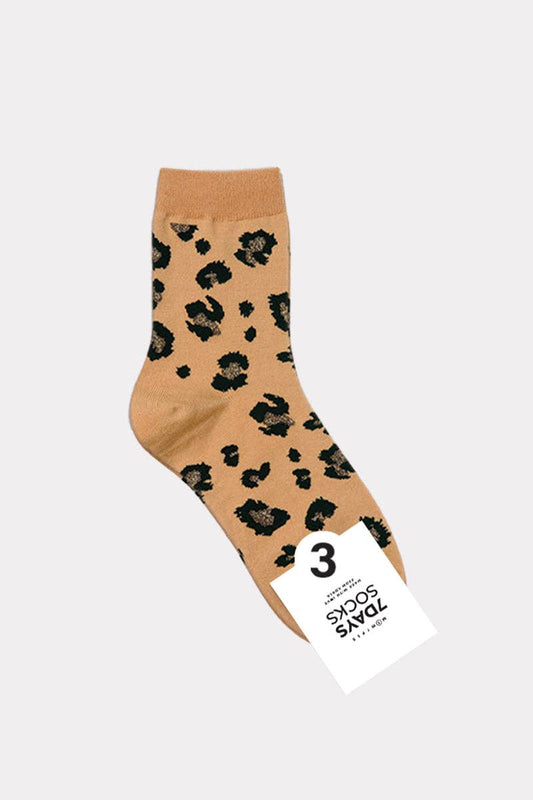 Lurex Leopard Socks