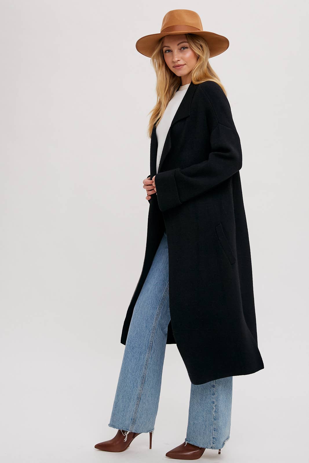 Nancy Knit Trench