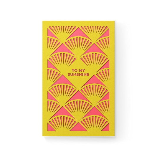To My Sunshine Mini Layered Card