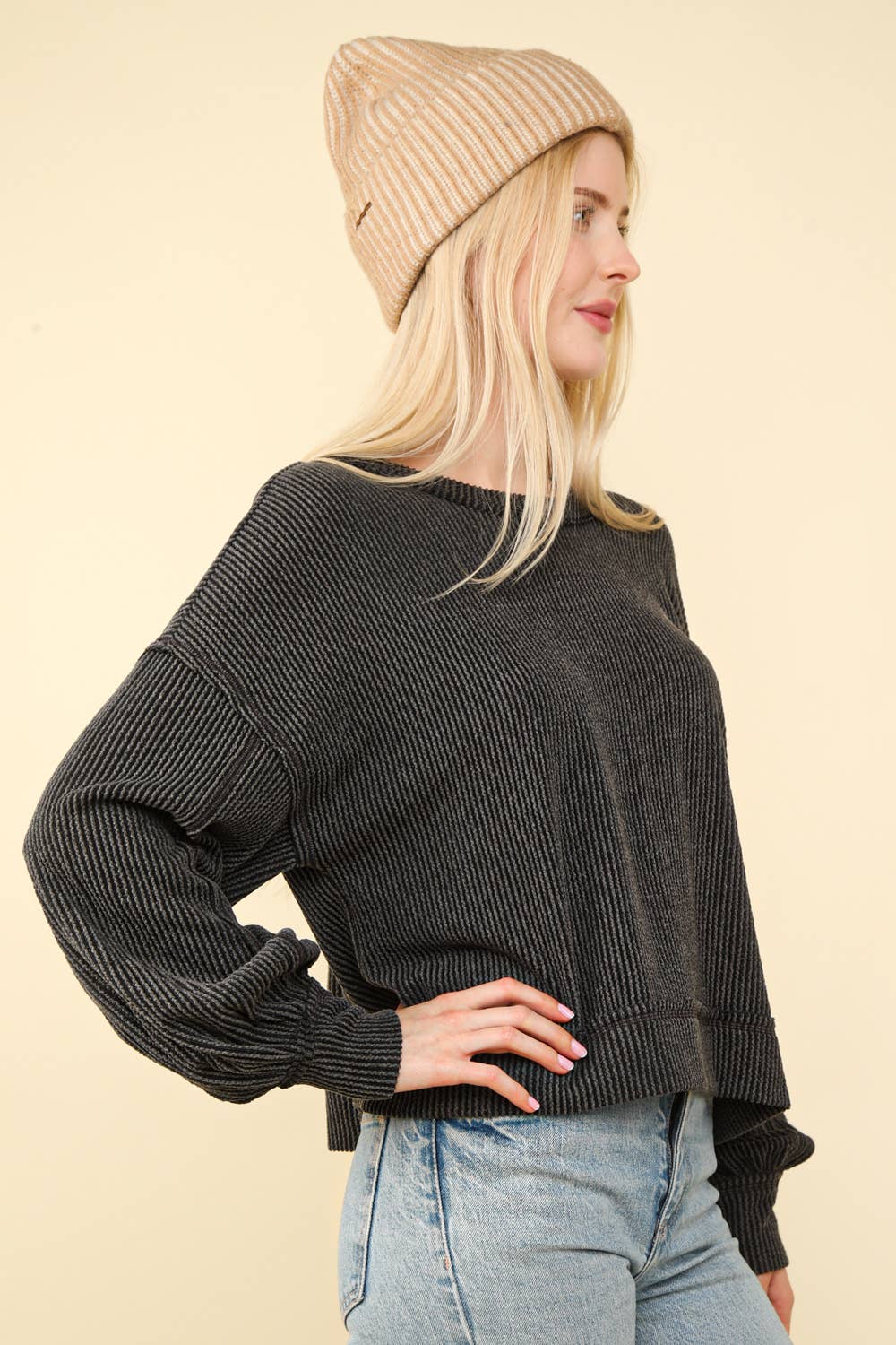 Square Back Slouchy Top