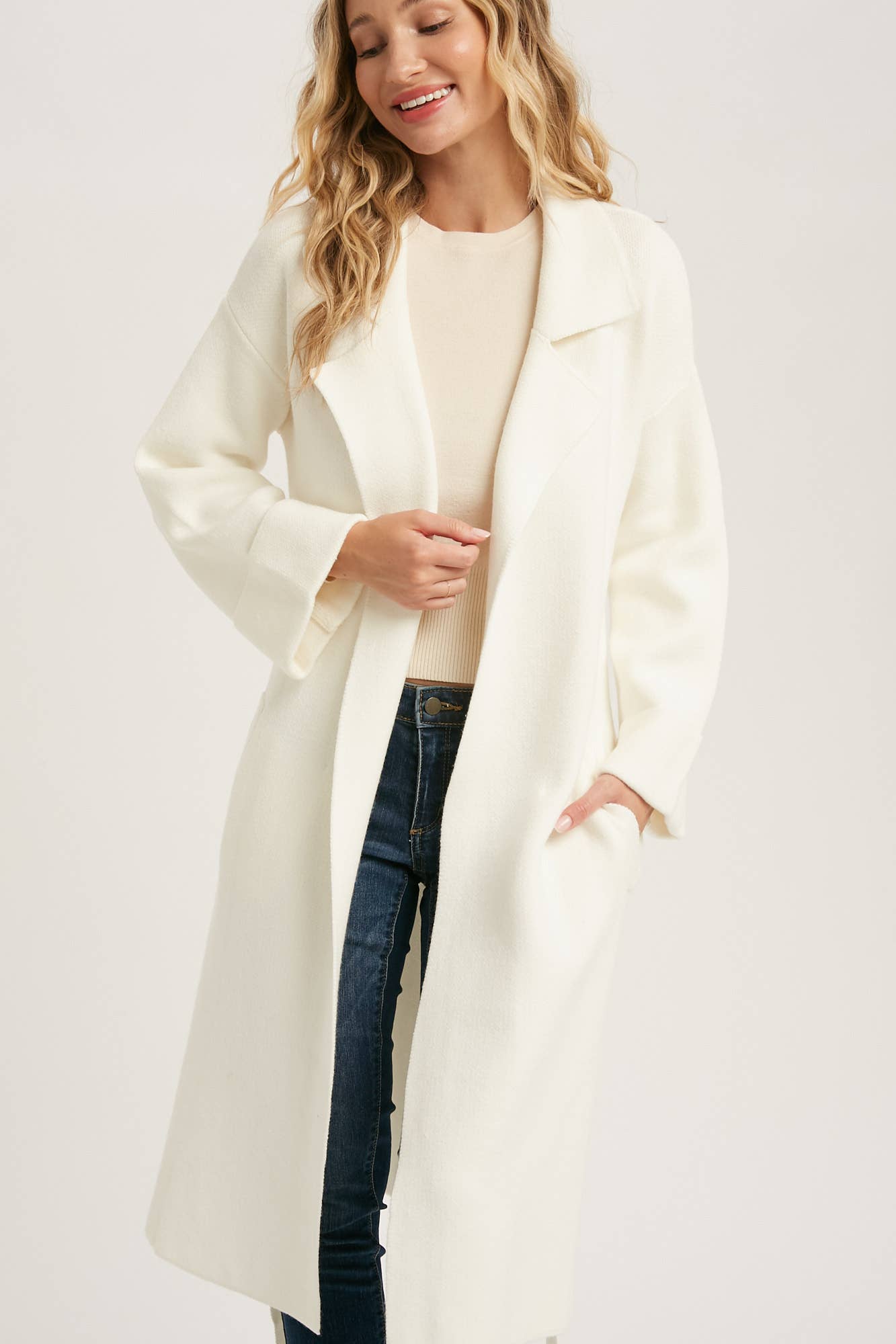 Nancy Knit Trench