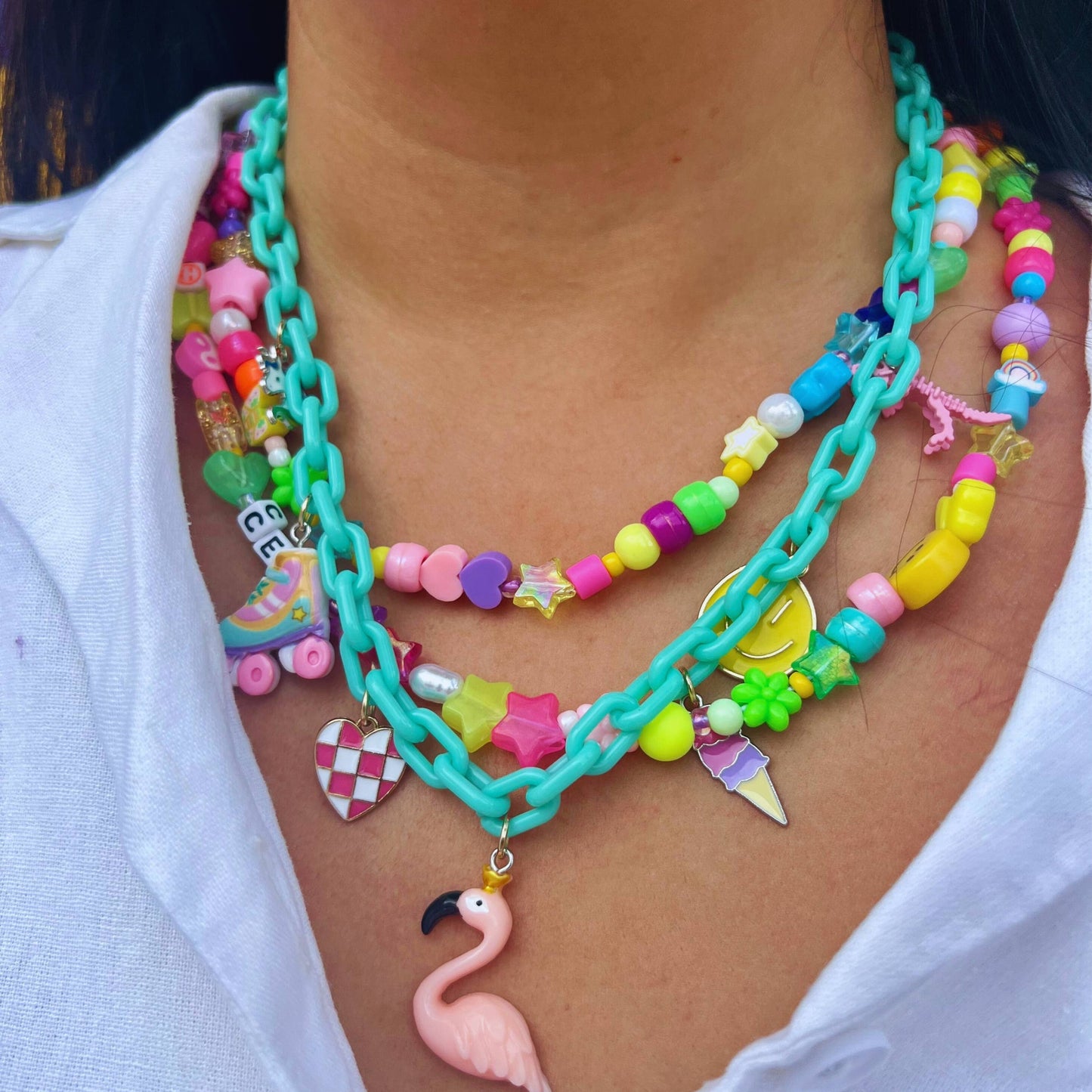 80s Charm Necklace