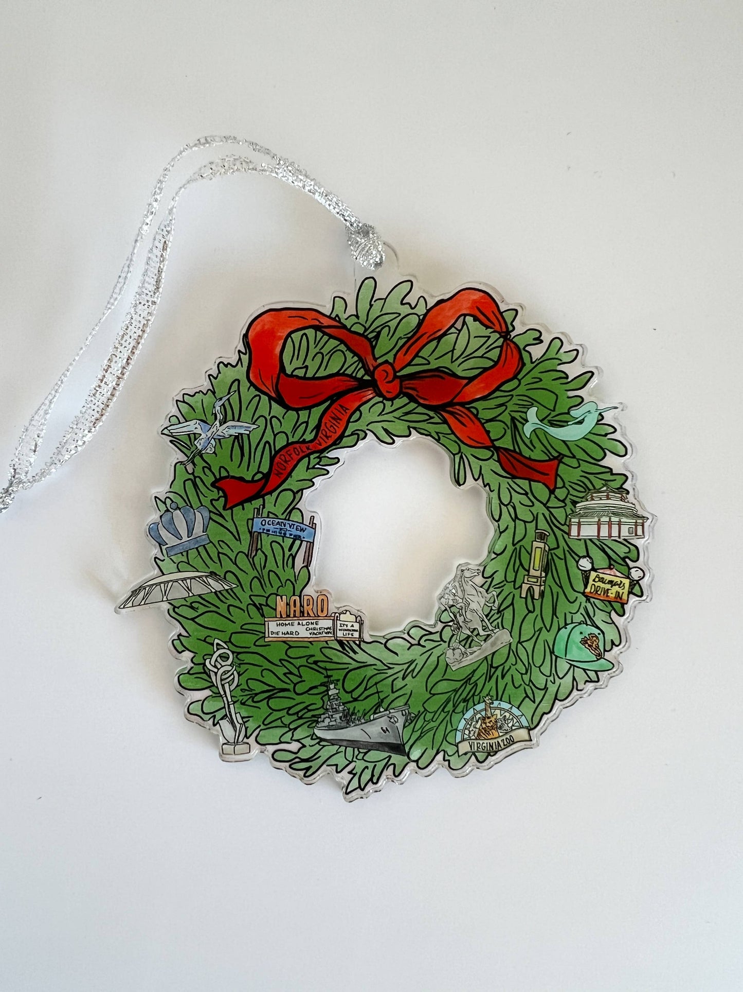 Norfolk Wreath Ornament