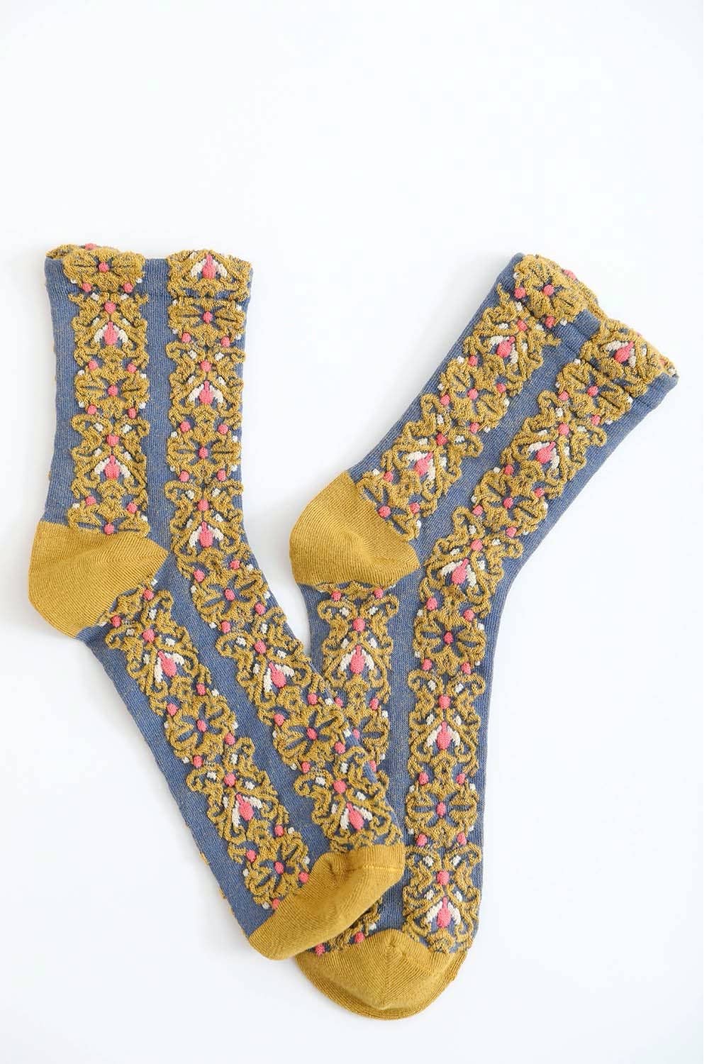 Flossie Flower Pattern Socks